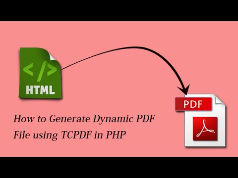 How to Generate Dynamic PDF File using TCPDF in PHP