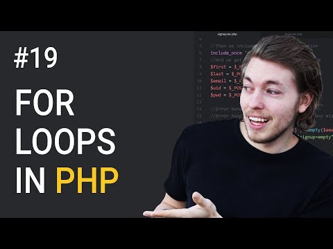 19: How to Create a For Loop in PHP | PHP Tutorial | Learn PHP Programming | PHP for Beginners