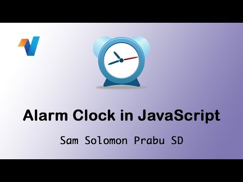 Alarm Clock in JS | JavaScript Tutorials | Web Development Tutorials