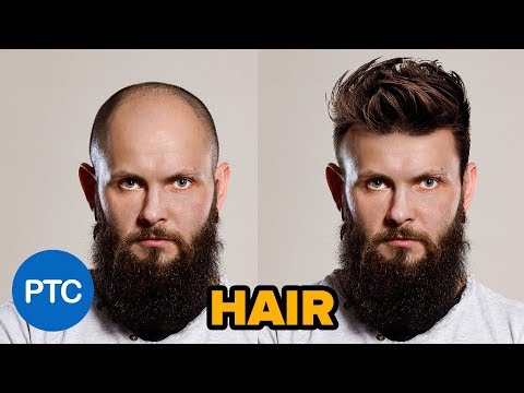 How to Change HAIRSTYLES in Photoshop - Realistic Hair Swap Tutorial