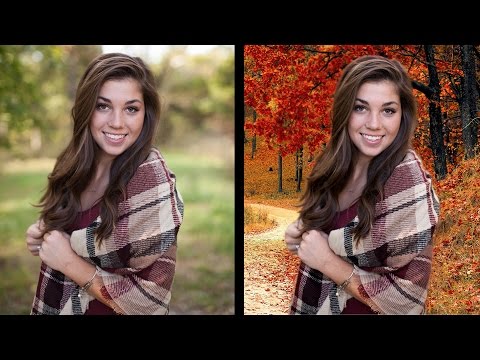 Tutorial Photoshop CS6 - Cut out pic & change background (mask tool)