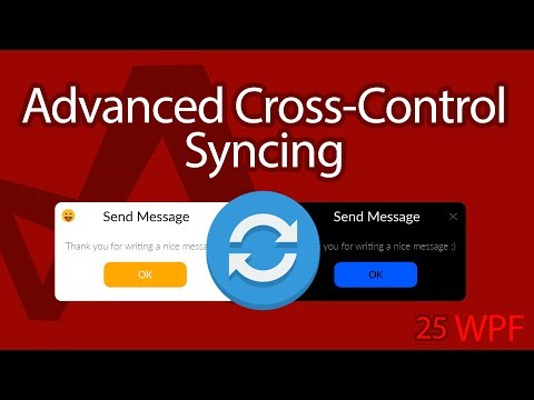 C# WPF UI Tutorials: 25 - Advanced Cross-Control Syncing