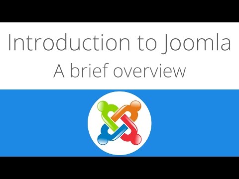 Joomla for beginners tutorial 2 -  A brief overview of Joomla's UI