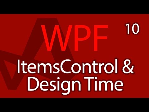 C# WPF UI Tutorials: 10 - ItemsControl Chat List & Design Time Data