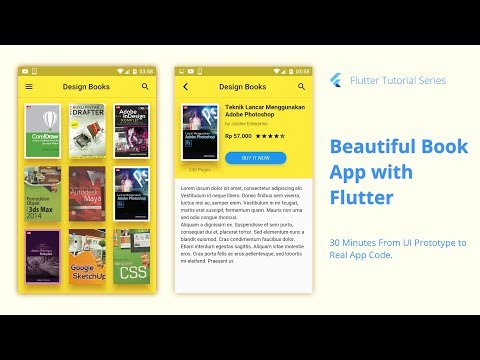 Beautiful Book App UI Tutorial from Prototype to Real Code with Flutter