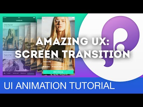 Amazing UX: Screen Transition • UI/UX Animations with Principle & Sketch (Tutorial)