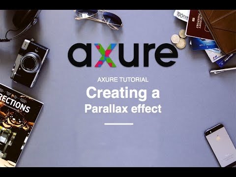Axure RP tutorial for beginners: 04 Create a Parallax scrolling effect