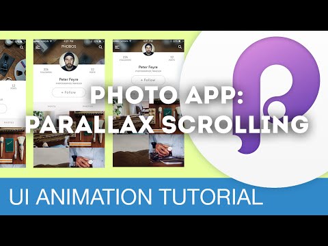 Photo App: Parallax Scrolling • UI/UX Animations with Principle & Sketch (Tutorial)