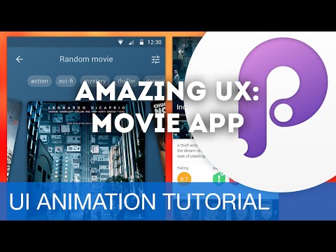 Movie App Transition • UI/UX Animations with Principle & Sketch (Tutorial)