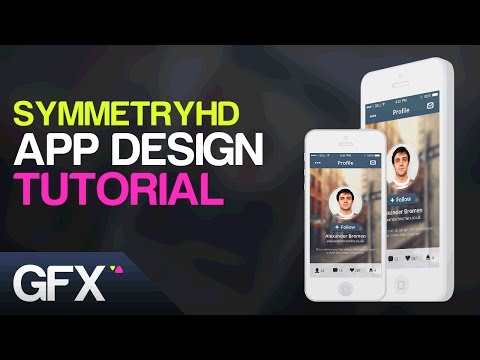 Social App UI/UX Design Tutorial in Adobe Photoshop (Graphic Design Tutorials)
