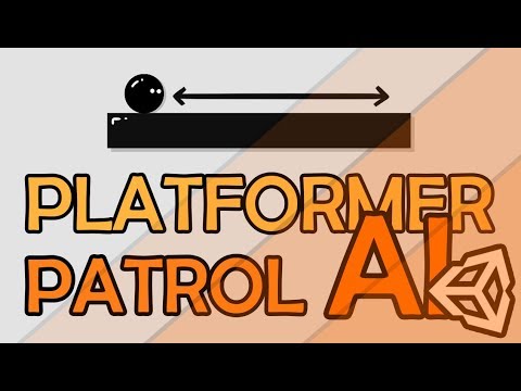 2D PLATFORMER PATROL AI WITH UNITY AND C# - EASY TUTORIAL