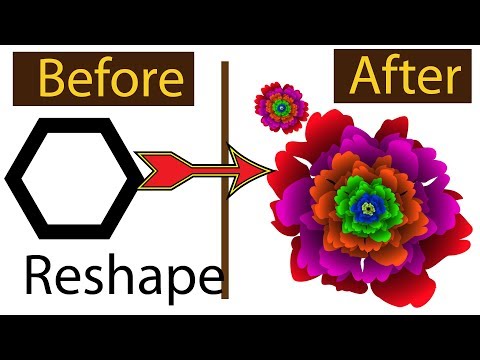 #Ai-33 Reshape Effects in Adobe Illustrator | Hindi Tutorial Class for Beginners