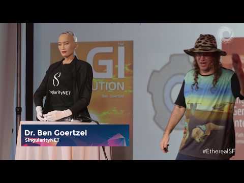 Artificial Intelligence, Robotics & #Blockchain: Dr. Ben Goertzel & Sophia The Robot