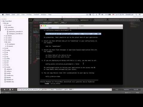 Ruby on Rails Tutorial 12   Devise Configurations