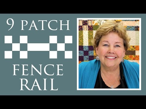 Nine Patch + Fence Rail Quilt: Easy Quilting Tutorial with Jenny Doan of Missouri Star Quilt Co