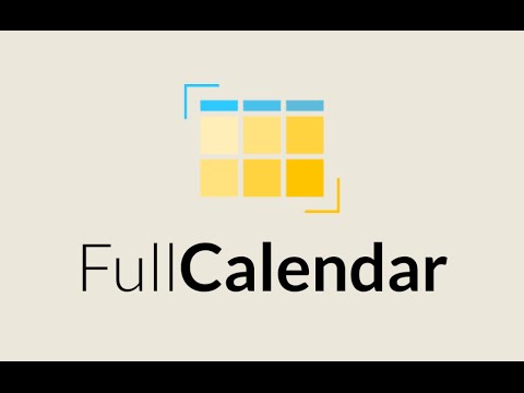 Episode #042 - FullCalendar Events and Scheduling