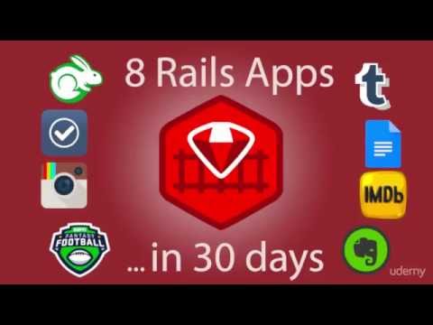 8 Beautiful Ruby on Rails Apps in 30 Days & TDD - Immersive