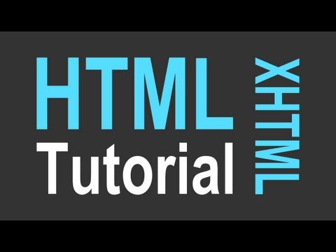 HTML Tutorial for Beginners - part 4 of 4