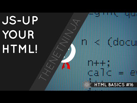 HTML Tutorial for Beginners 16 - Adding JavaScript to HTML