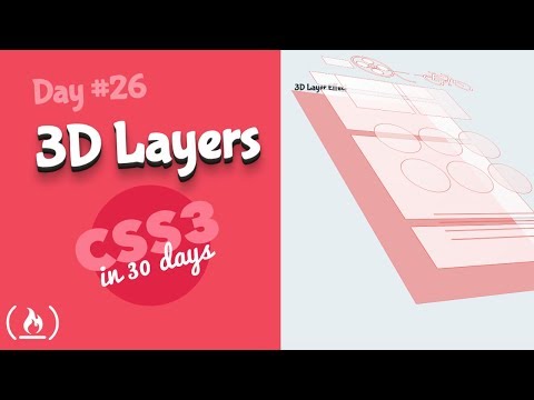 3d Layer Effect: CSS Tutorial (Day 26 of CSS3 in 30 Days)