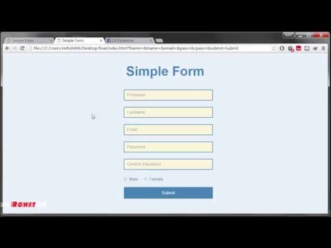 01 - Building a simple form with HTML and CSS