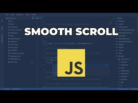 Vanilla Javascript Smooth Scroll Tutorial