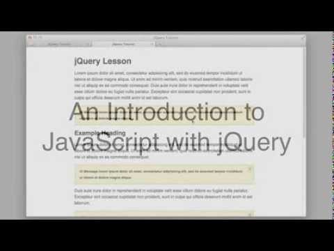 JavaScript and jQuery Tutorial (for Beginners)