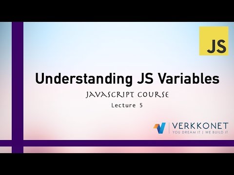 Understanding Variables and DataTypes - JavaScript Course - Lecture 5