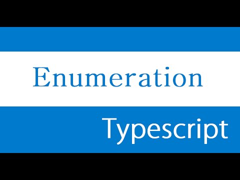 ES6 and Typescript Tutorial - 45 - Enumeration