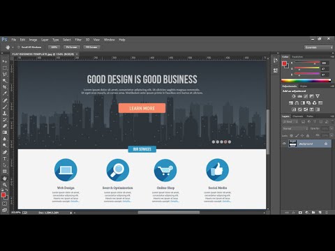 PSD To HTML | PSD To Bootstrap | HTML Tutorial Step By Step | PSD To Responsive Website