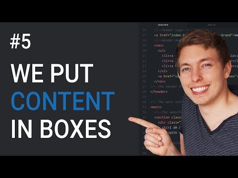 5: We Use Boxes in Websites | Learn HTML and CSS | HTML Tutorial | CSS Tutorial