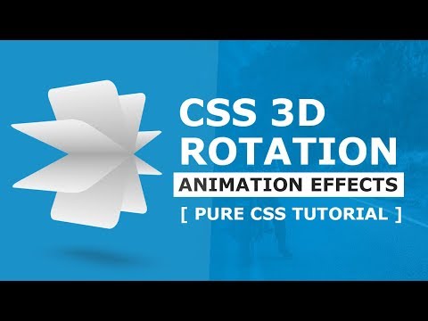 CSS3 3D Rotation Animation Effects - Html CSS Animation Tutorial