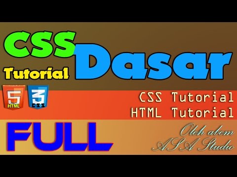 Full Video, CSS Tutorial Dasar, HTML dan CSS Tutorial