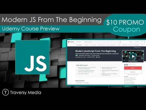 Udemy Course Alert - Modern JavaScript From The Beginning