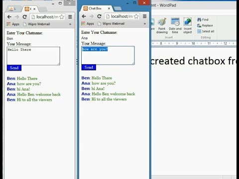 Learn how to create a Chat Box with PHP JavaScript and AJAX