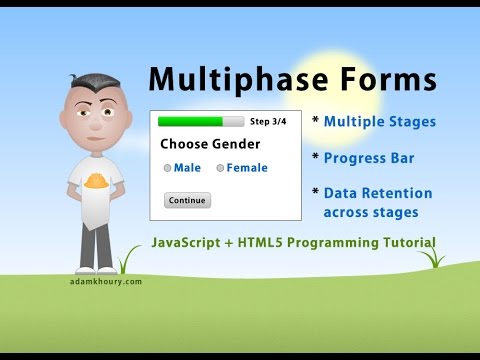 Multiphase Form Programming Tutorial Multi Step JavaScript PHP