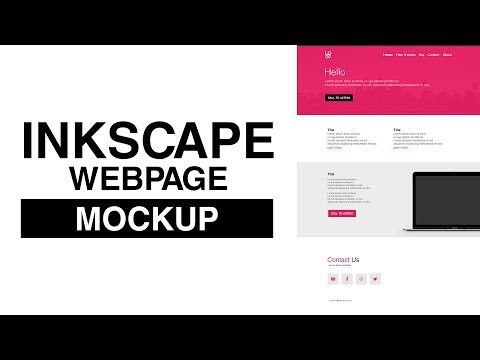 Inkscape Webpage Mockup - Inkscape Tutorials