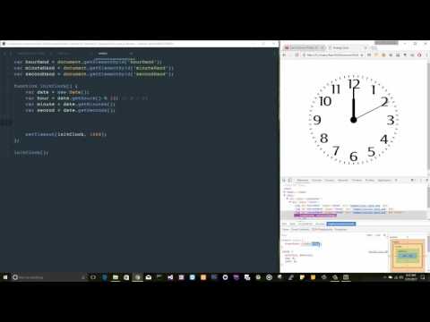 Analog Clock in JS | JavaScript Tutorials | Web Development Tutorials