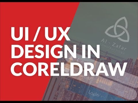 UI UX Design | Coreldraw Tutorial - 2018 ( Recommended )