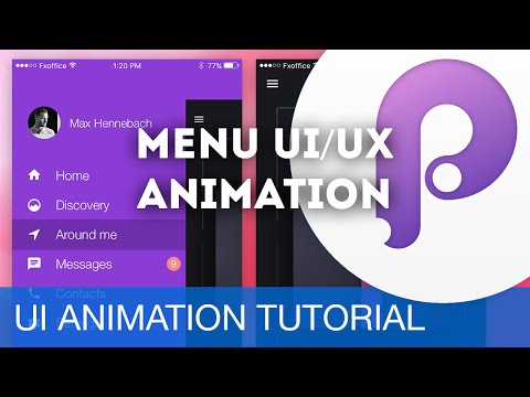 Menu UI/UX Animation • UI/UX Animations with Principle & Sketch (Tutorial)