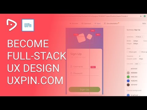 Become Full Stack UX Designer from Scratch with UXPin