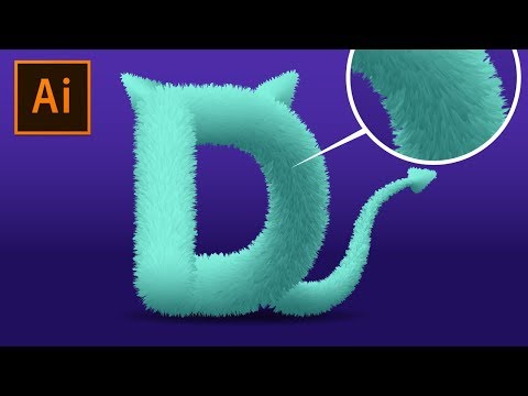 How to Create Realistic 3D Fur Effect in Adobe Illustrator Tutorial
