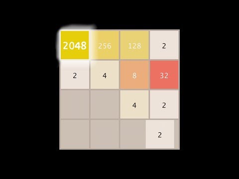 AI learns to play 2048